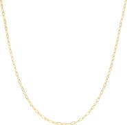 Bearfruit Jewelry Sterling Silver 18k Gold Plated Celine Chain Necklace Dainty Bold Look