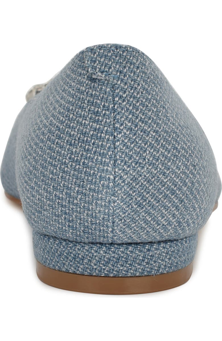 Nine West Hearts Rhinestone Flat, Alternate, color, Medium Blue 420