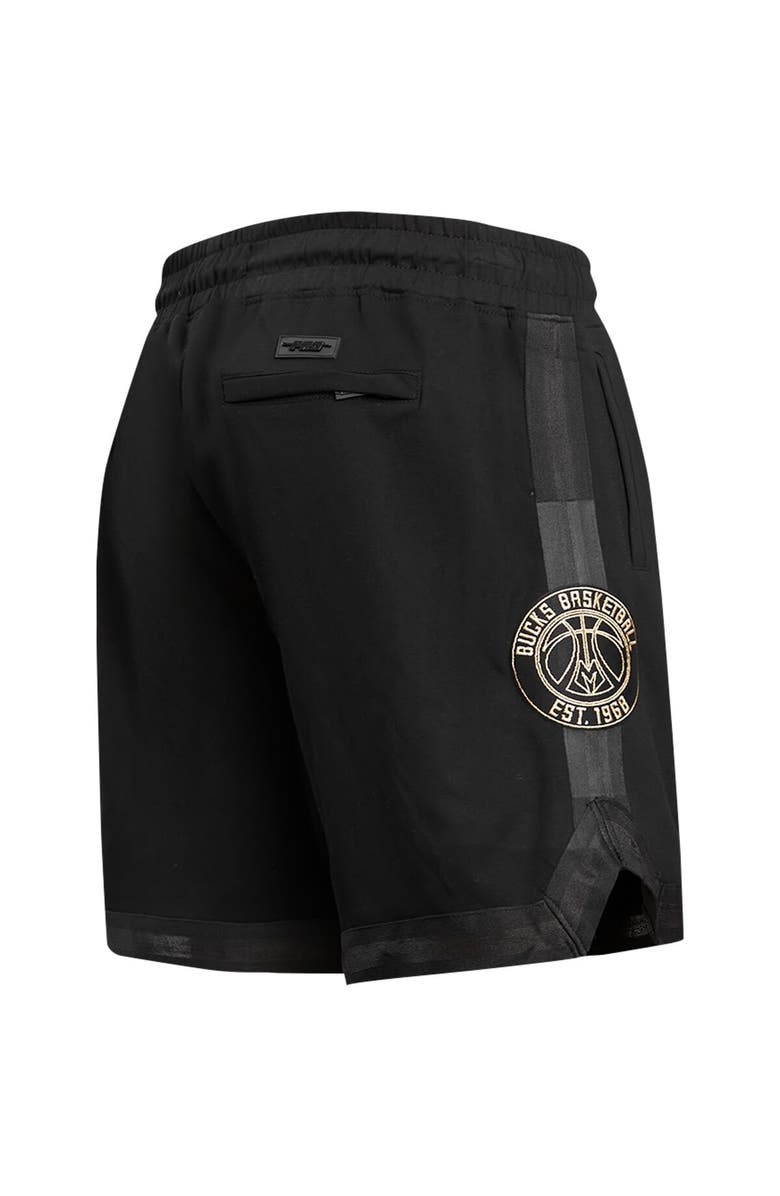 PRO STANDARD Men's Pro Standard Black Milwaukee Bucks Shorts, Alternate, color, Black