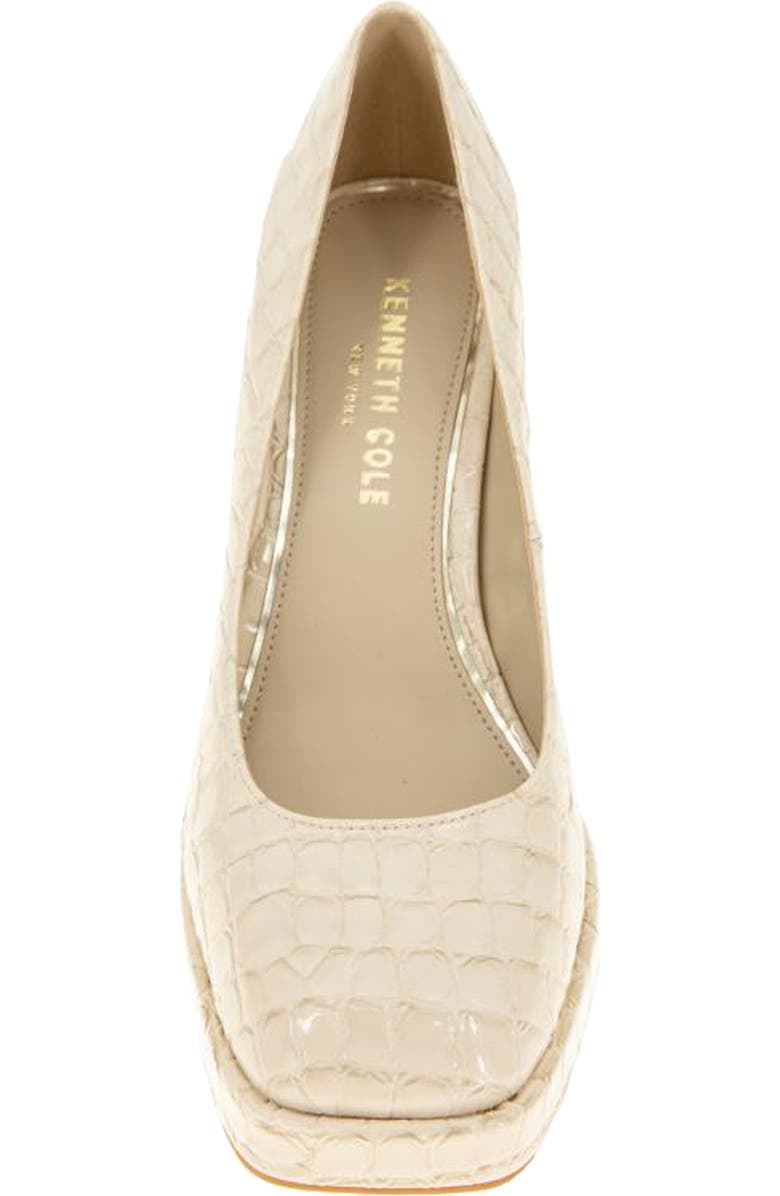 Kenneth Cole Bri Platform Pump, Alternate, color, Ecru
