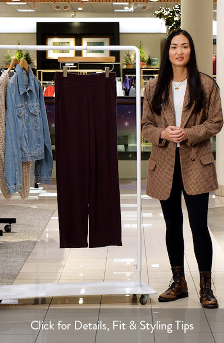 Cozy Waffle Knit Pants, sales video thumbnail