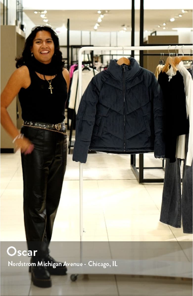 Debbie Harlie Corduroy Puffer Jacket, sales video thumbnail