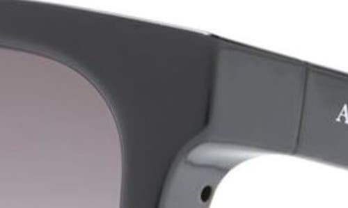 Alexander Mcqueen Mcqueen 55mm Square Sunglasses In Black Black Grey