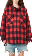 DENIMIST Buffalo Plaid Flannel Shirt Jacket