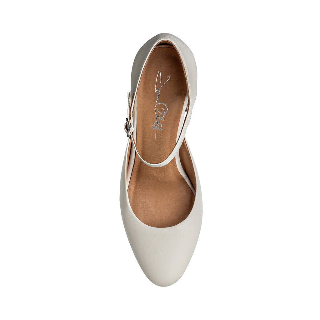 Sally Leather Mary Jane Pump, Alternate, color, Off White
