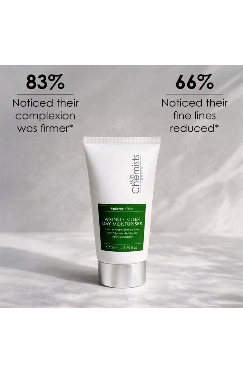 SKINCHEMISTS Wrinkle Killer Anti-Ageing Day Moisturiser 50ml, Alternate, color, White