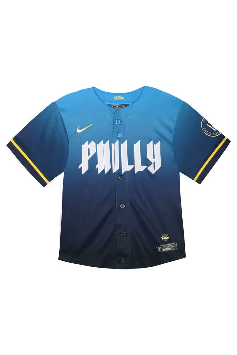 Toddler Nike  Blue Philadelphia Phillies City Connect Team Limited Jersey, Alternate, color, Blue