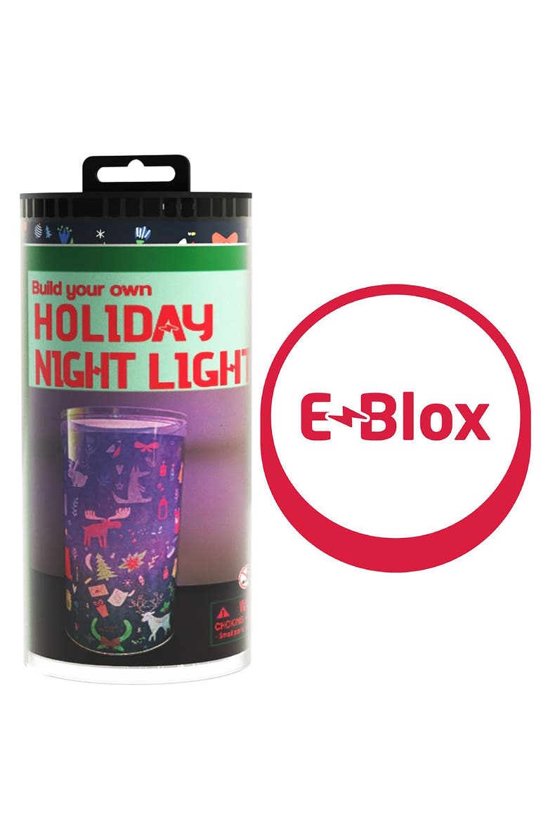 E-Blox Eblox Power Blox Byo Holiday Night Light Winter Ages 5+, Alternate, color, Multicolored