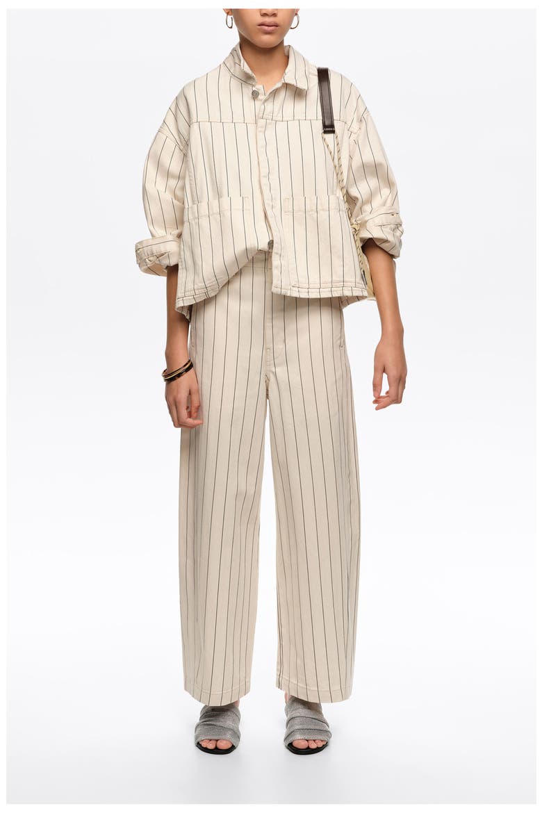 Volume-Leg Jeans, Alternate, color, OFF WHITE