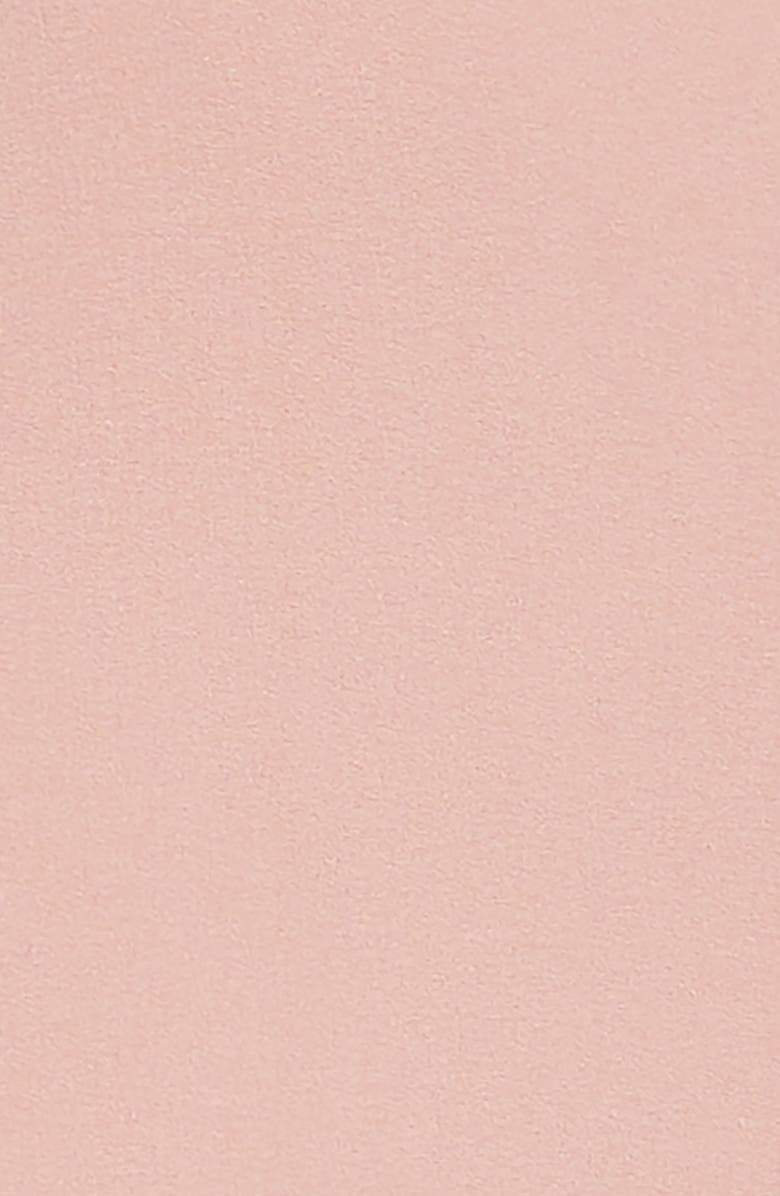 Dress the Population Sandra Plunge Crepe Trumpet Gown, Alternate, color, Blush