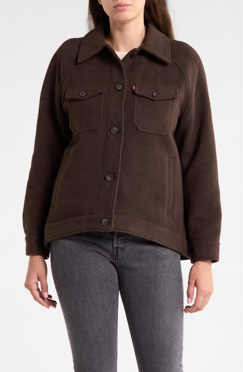Wool Blend Shacket