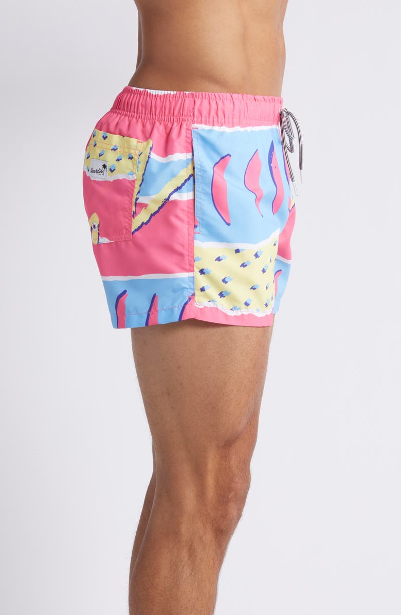 Boardies Fresh Shortie Swim Trunks, Alternate, color, Blue Multi