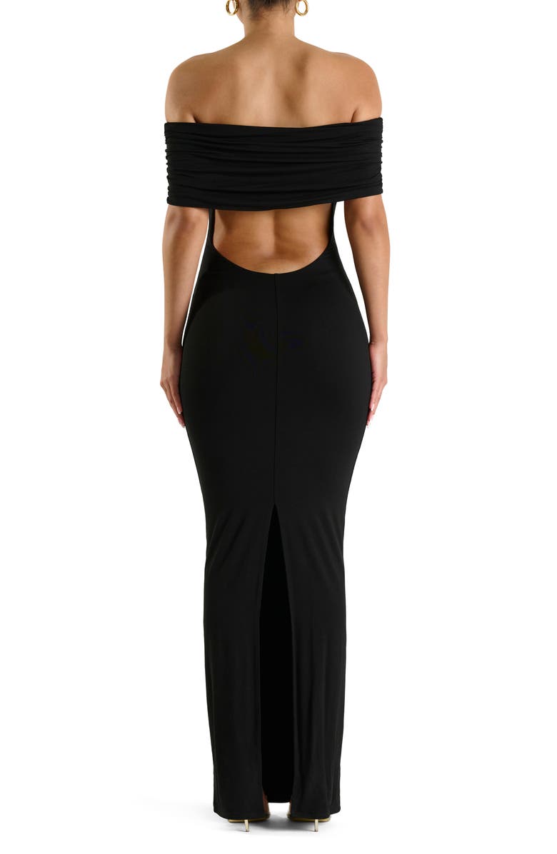 Naked Wardrobe Smooth Off the Shoulder Dress, Alternate, color, 