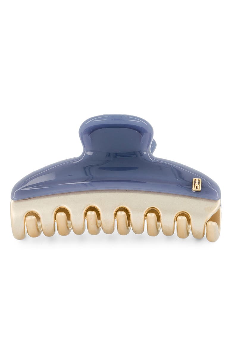 Alexandre de Paris Vendome Medium Claw Hair Clip, Alternate, color, Navy Blue