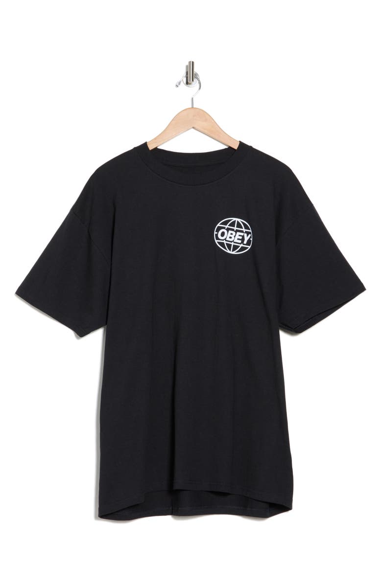 Obey Global Graphic T-Shirt, Main, color, 