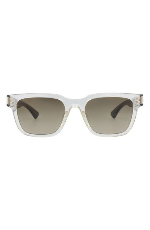 Gender Inclusive 53mm Gradient Square Sunglasses