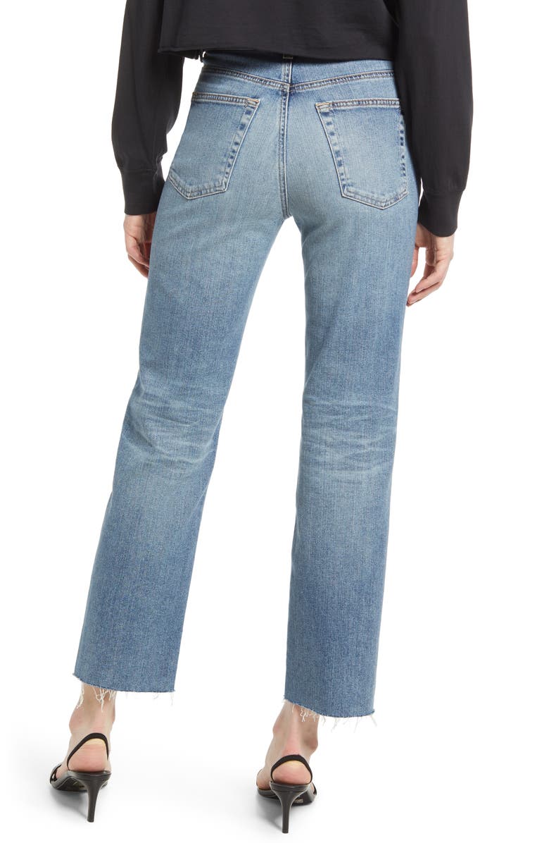 AG Alexxis Ankle Straight Leg Jeans, Alternate, color, 17 Years Wavevi