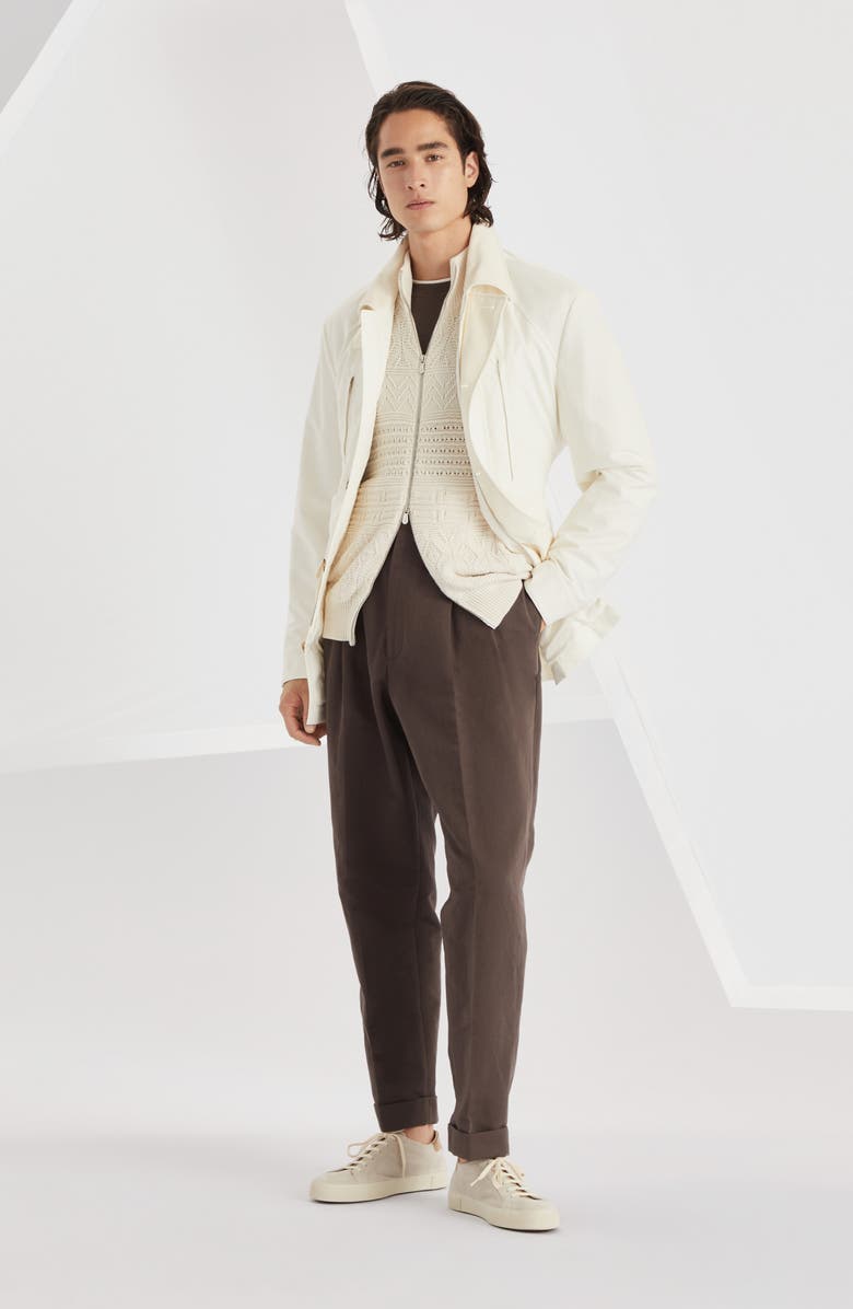 Brunello Cucinelli Gabardine trousers, Alternate, color,