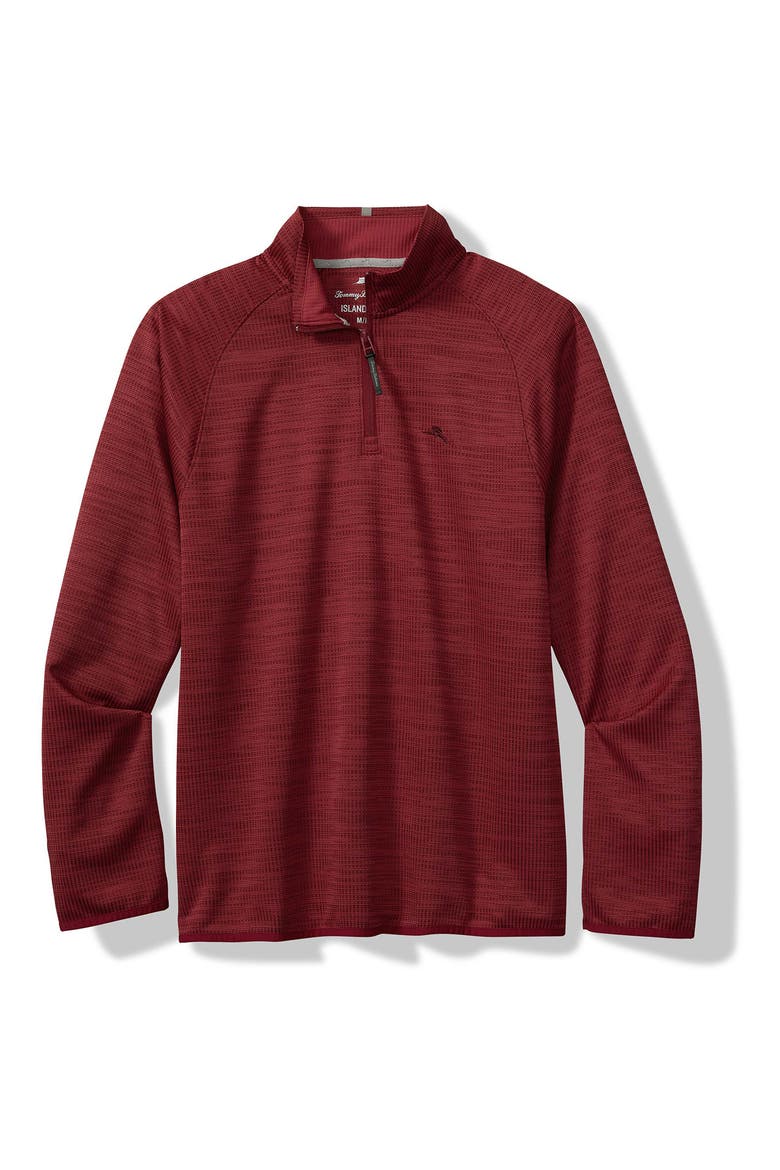 Palm Pro IslandZone® Performance Half Zip Pullover, Alternate, color, DARK SANGRIA