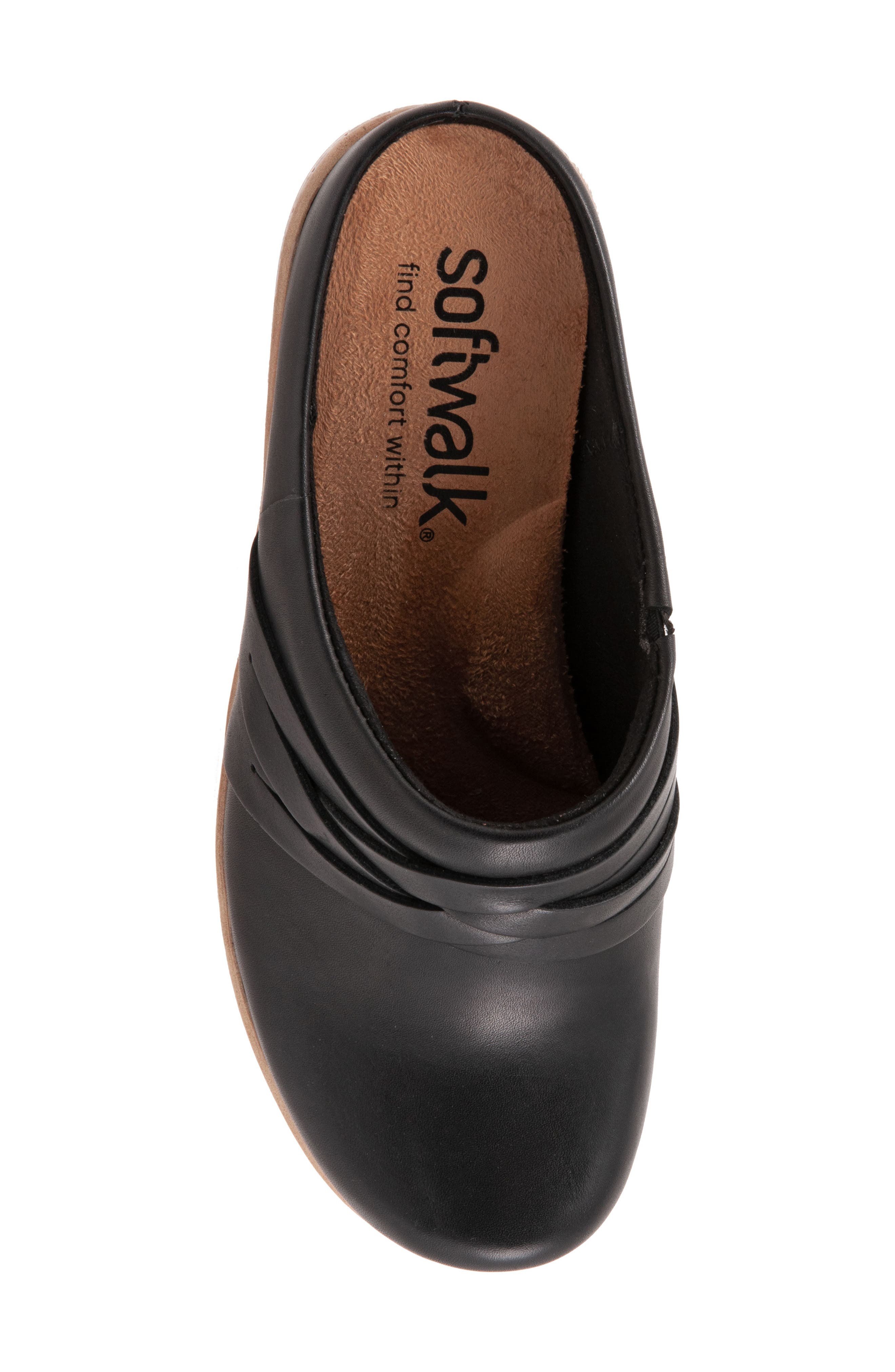 SoftWalk<sup>®</sup> Mackay Leather Clog, Alternate, color, 