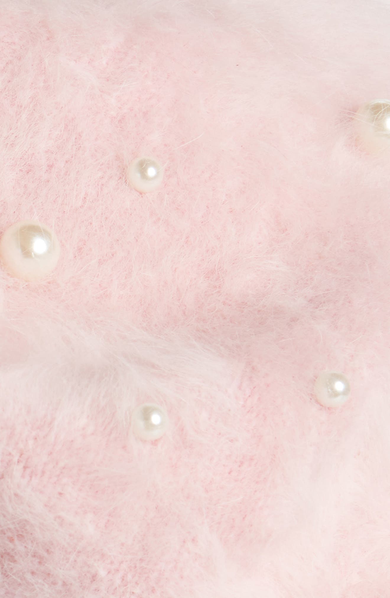 BP. Pearly Bead Fuzzy Beret (Women) | Nordstromrack