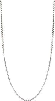 Bony Levy Men's 14K Gold Box Chain Necklace