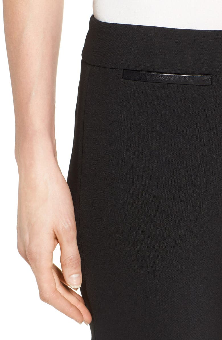 Classiques Entier<sup>®</sup> LEATHER TRIM FLARE PANT, Alternate, color,