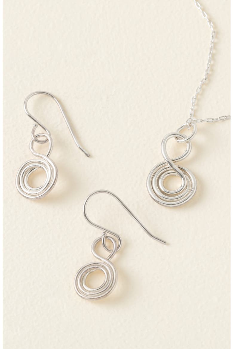Gratitude Necklace, Alternate, color, Silver