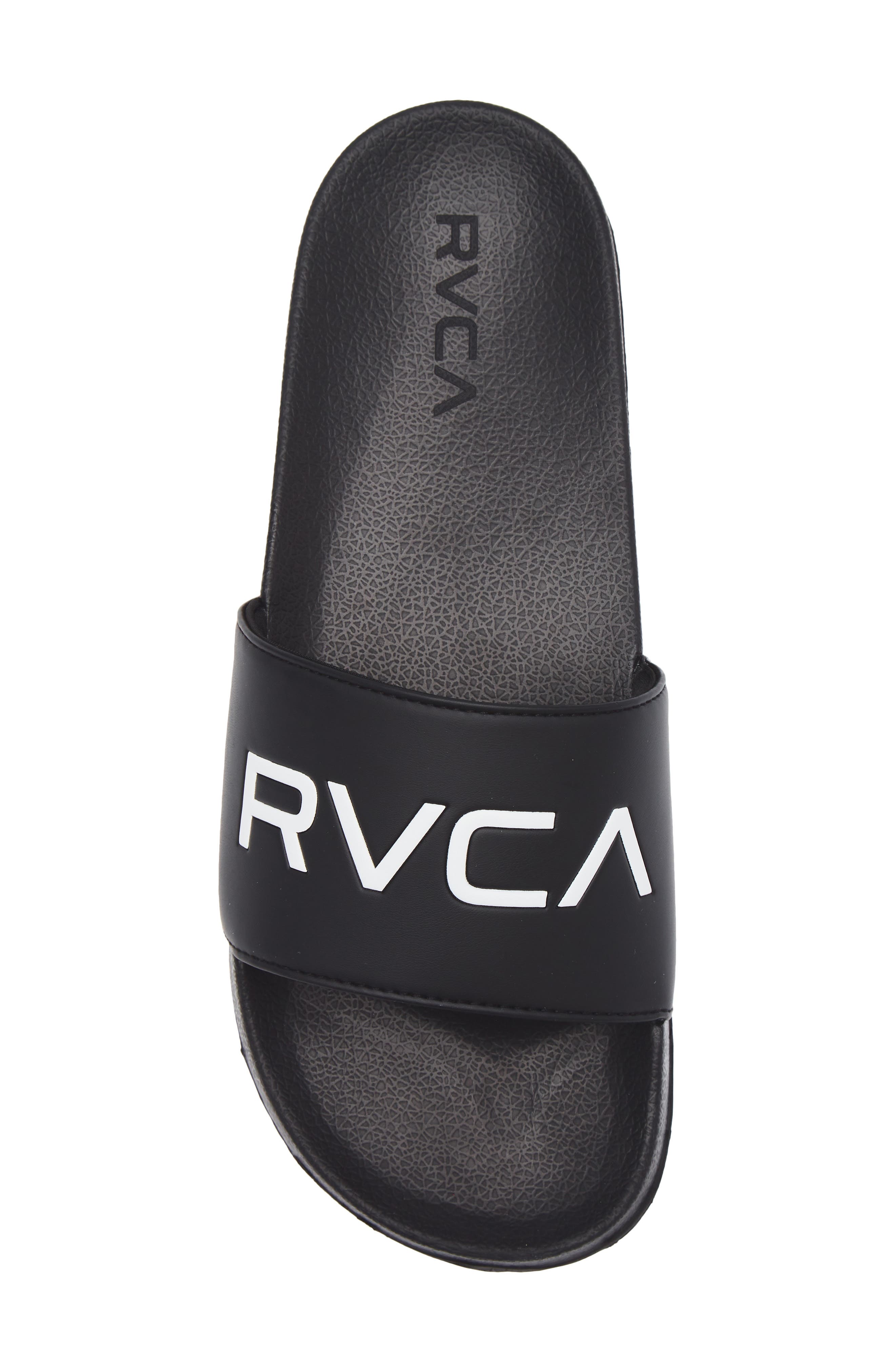 RVCA Sport Slide Sandal, Alternate, color, Black/ White