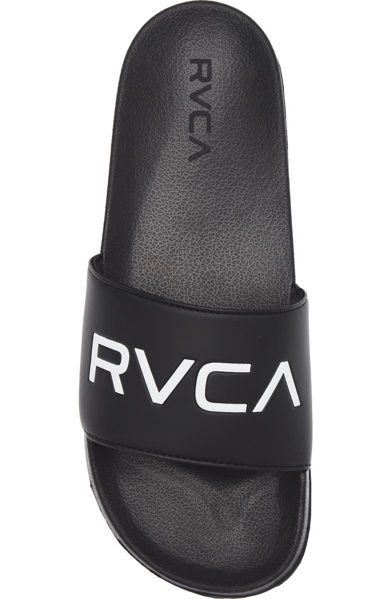 RVCA Sport Slide Sandal, Alternate, color, Black/ White