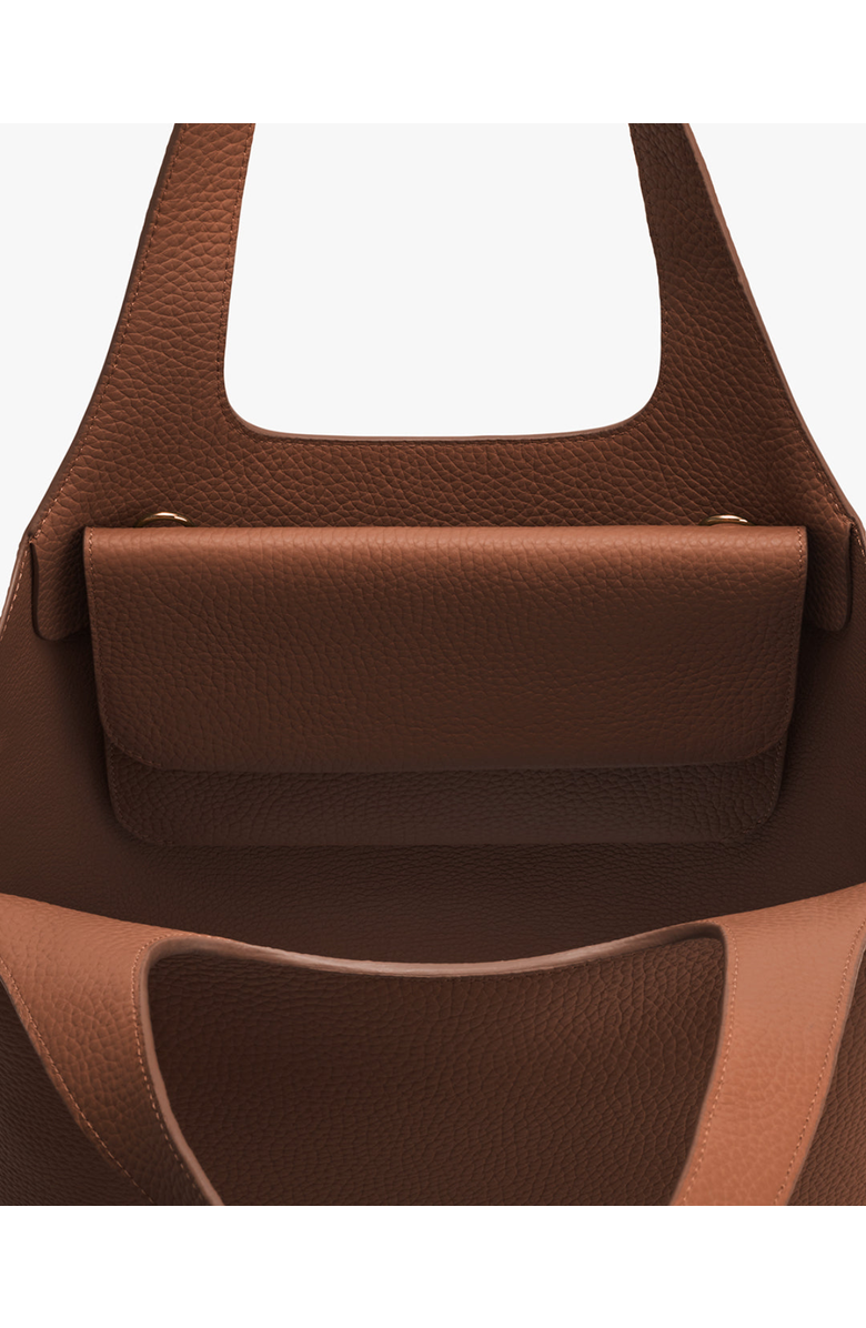 Cuyana System Flap Bag, Alternate, color, Dark Chestnut