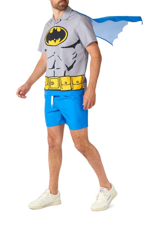 OppoSuits Batman Camp Shirt, Shorts & Removable Cape Set in Blue  product