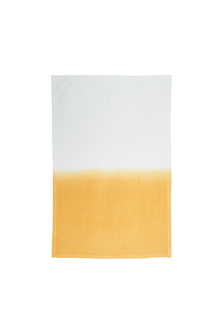 Aster Ochre Towel, Alternate, color, Yellow