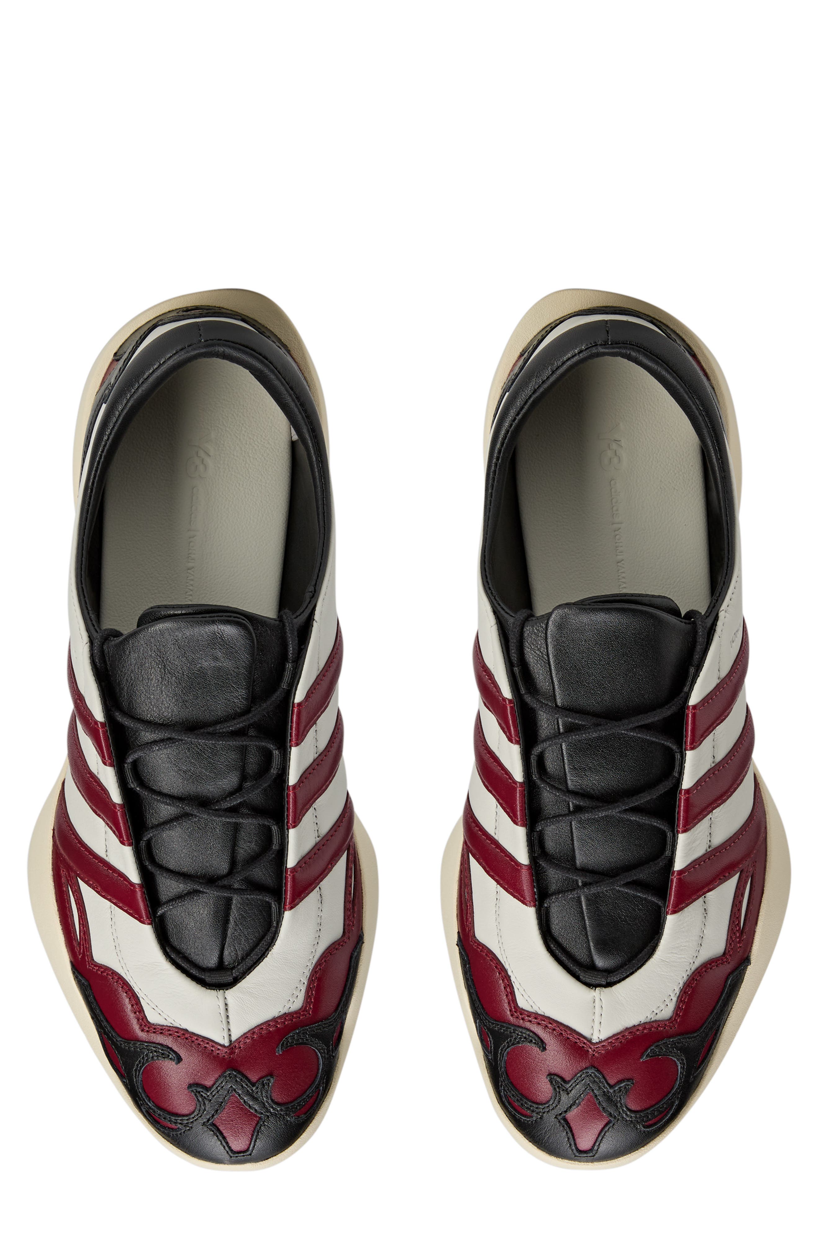 Y-3 Gender Inclusive Regu Sneaker, Alternate, color, Orbit Grey/ Burgundy/ Black