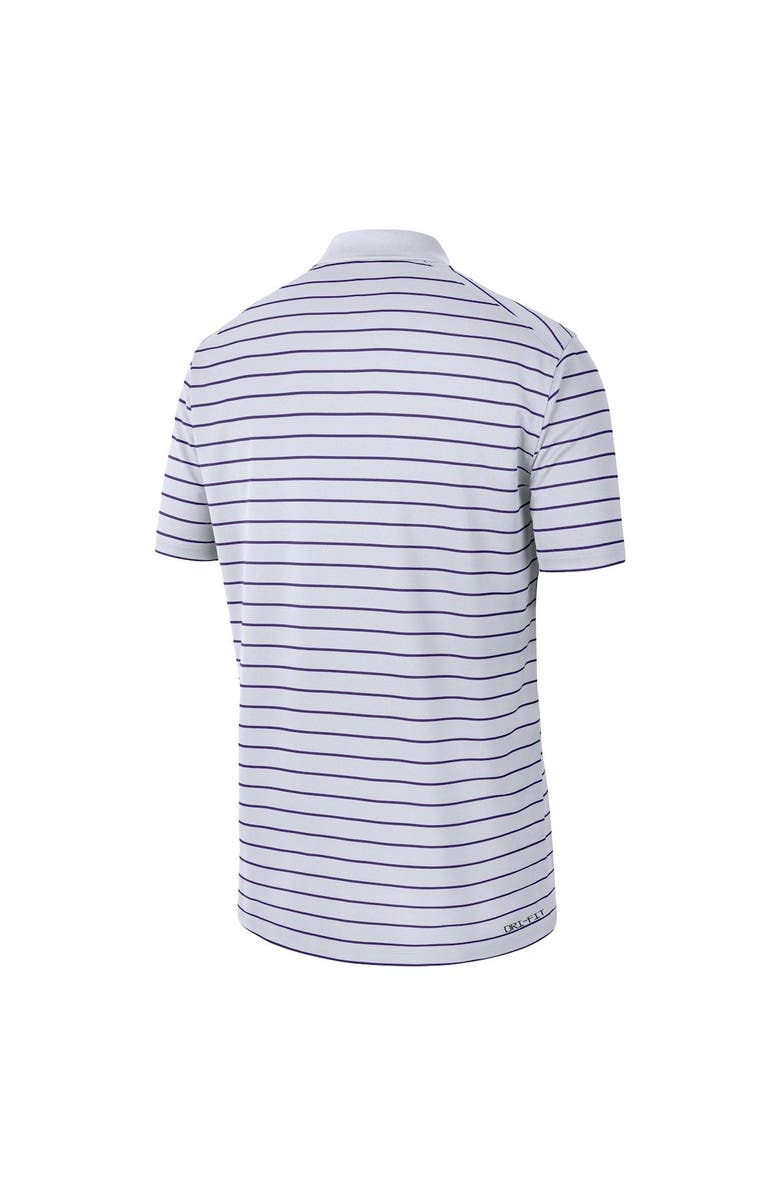 Nike Men's Nike White LSU Tigers Icon Victory Coaches 2023 Early Season Performance Polo, Alternate, color,