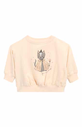 Kids' Magic Cat Graphic Fleece Sweatshirt