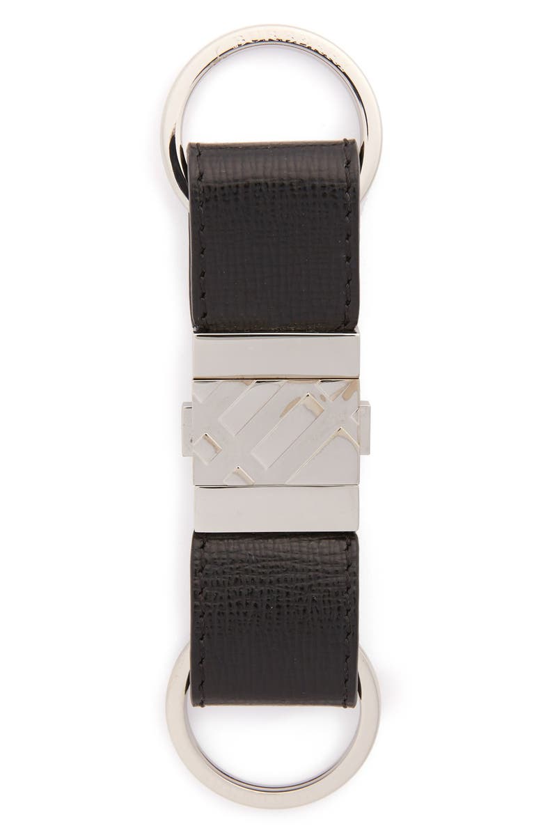 Burberry Leather Key Chain, Main, color, 