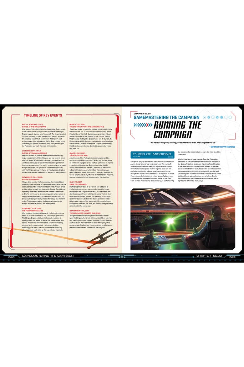 Star Trek Adventures, The Federation-Klingon War Campaign, Alternate, color, Multicolored