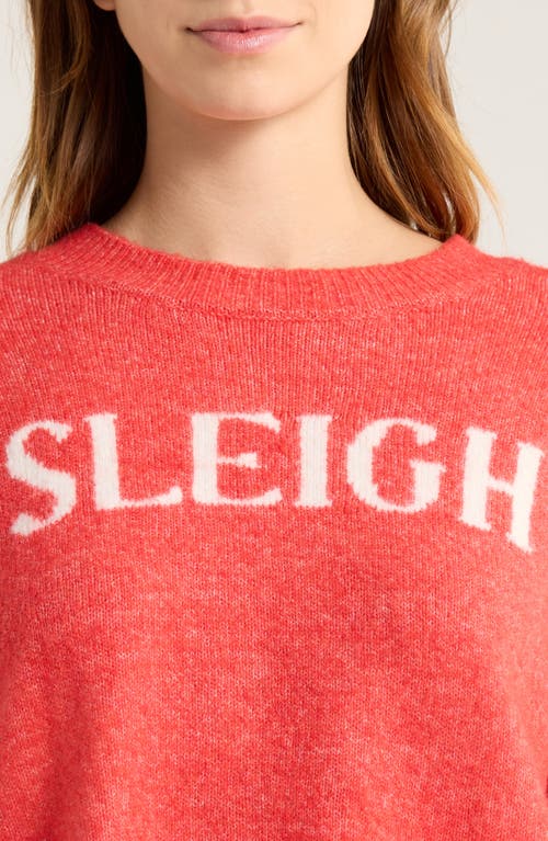 Pj Salvage Oversize Lounge Sweater In Red
