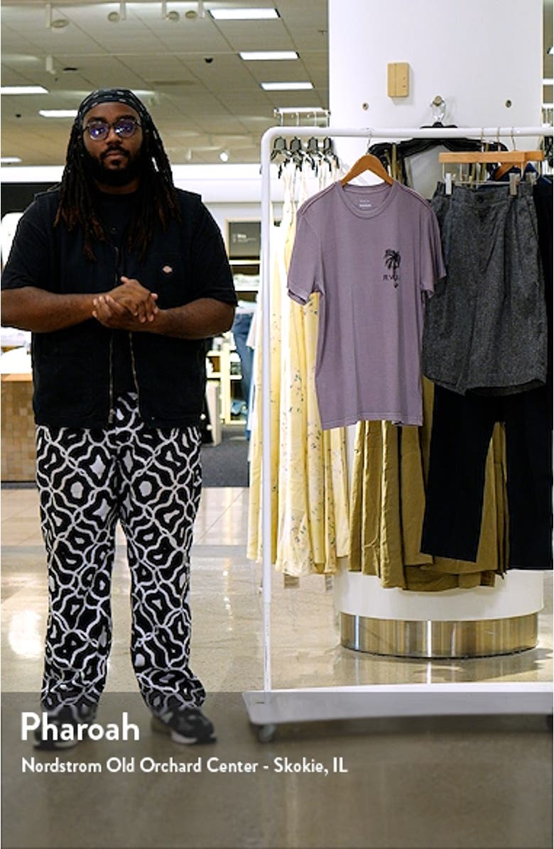 Pommier Palms Cotton Graphic T-Shirt, sales video thumbnail