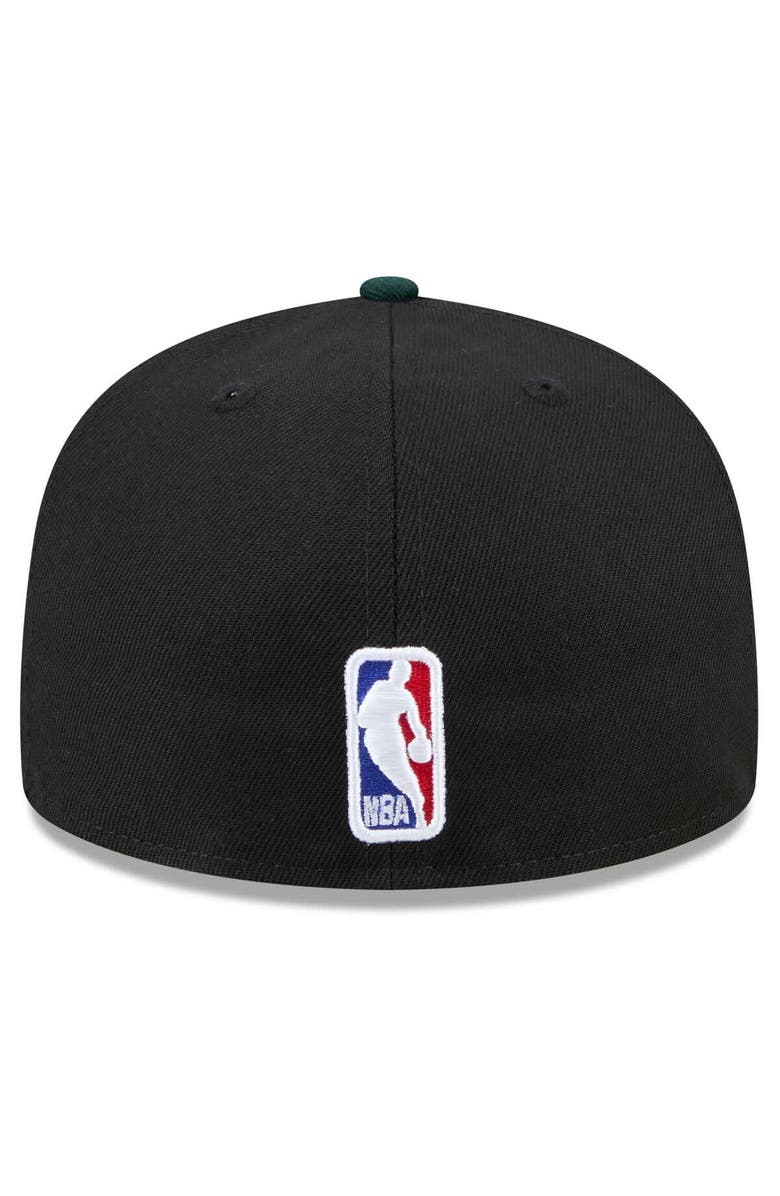 New Era Men's New Era Black Boston Celtics 2024/25 City Edition 59FIFTY Fitted Hat, Alternate, color,