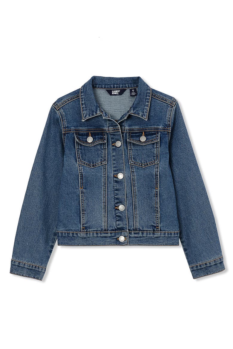 Girls Denim Jacket, Main, color, Legend