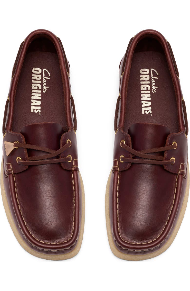 Clarks<sup>®</sup> Originals Godney Boat Moc Toe Loafer, Alternate, color, British Tan Leather