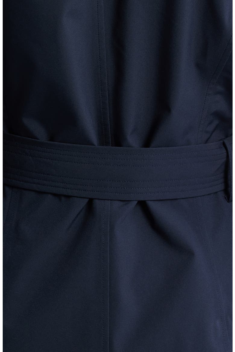 Jackie Water Repellent Raincoat with Removable Hood, Alternate, color, BLUE BLACK