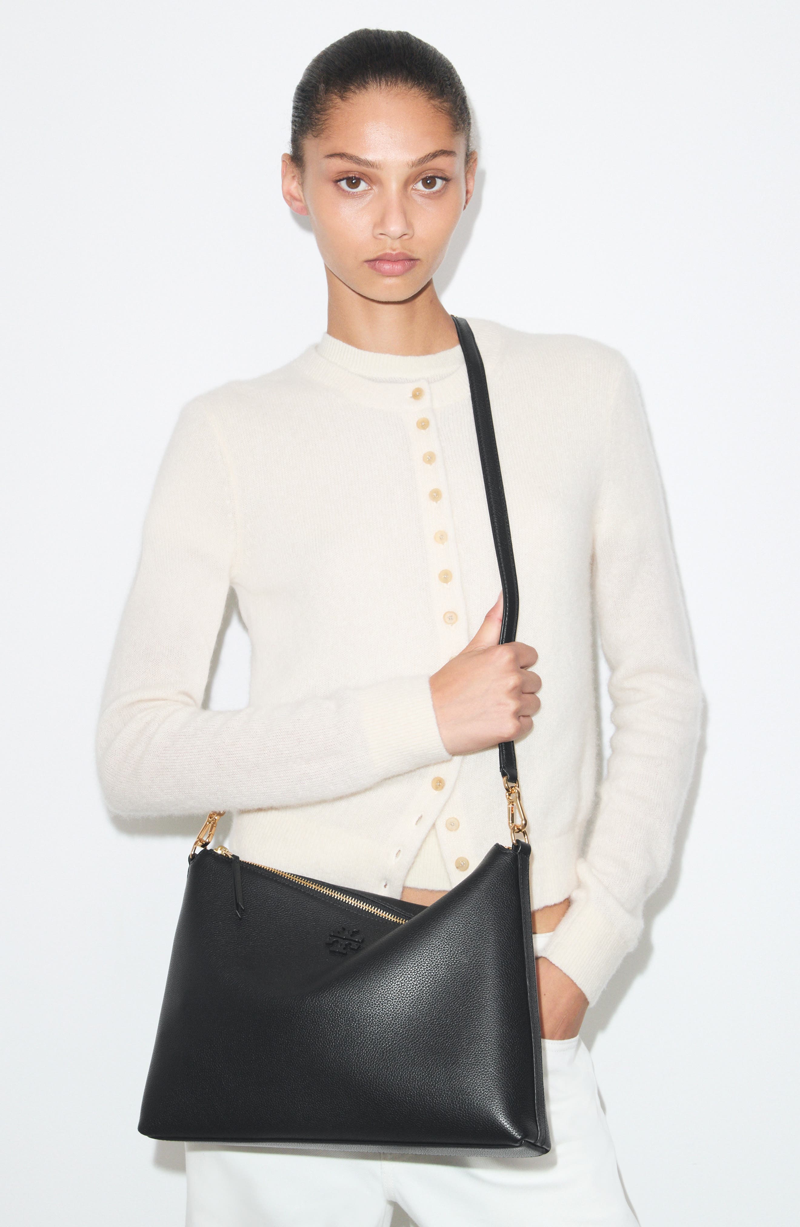 Limited Edition Convertible Crossbody Bag, Alternate, color, BLACK