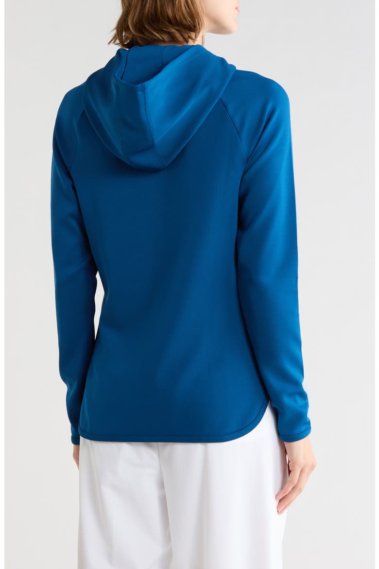 Rounded Hem Hoodie, Alternate, color, BLUEBERRY PANCAKE