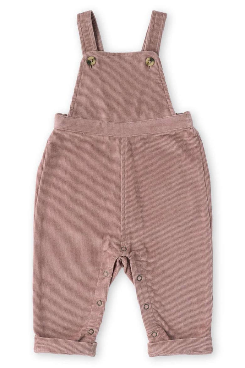 Organic Cotton Corduroy Overalls, Main, color, THISTLE