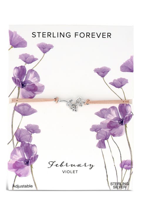 Birth Flower Bracelet