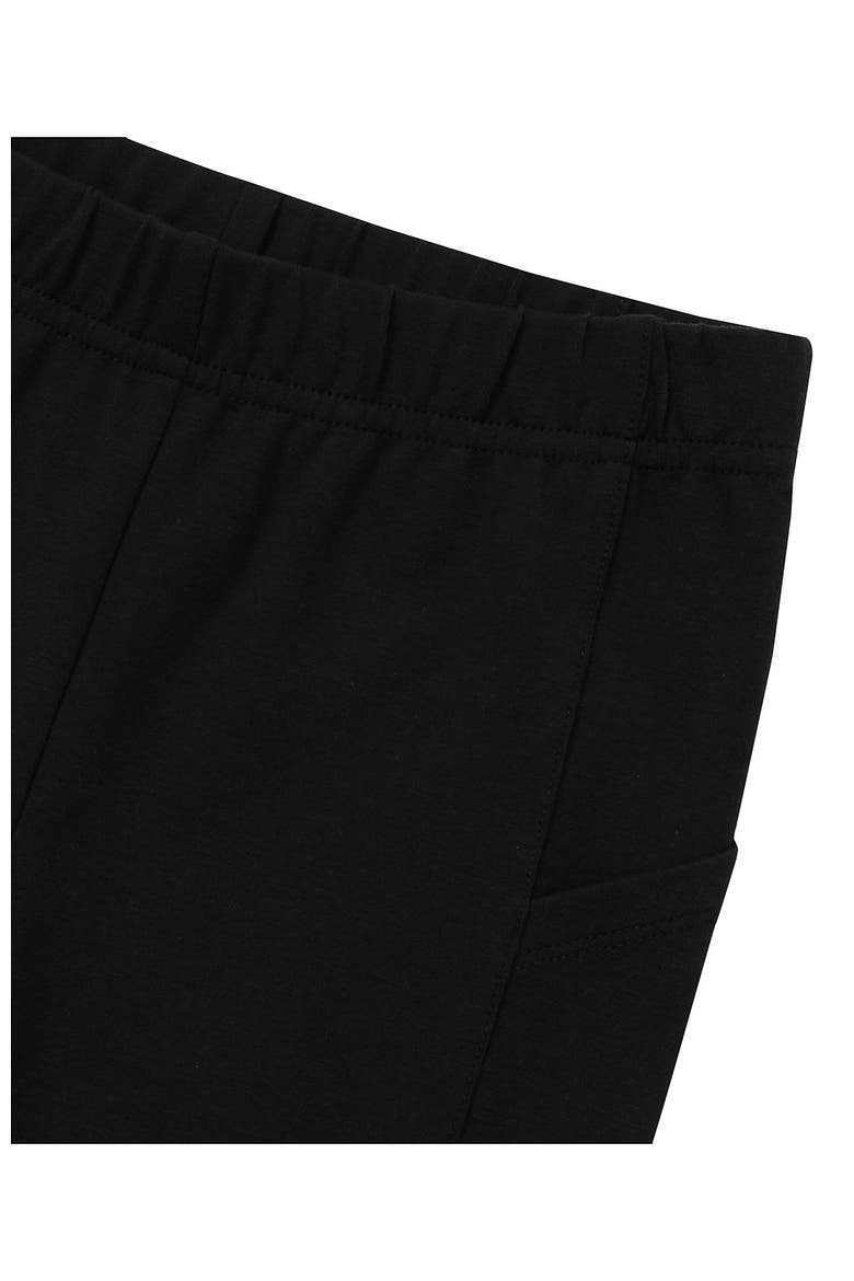 Girls Tough Cotton Bike Short with Pockets, Alternate, color, Black
