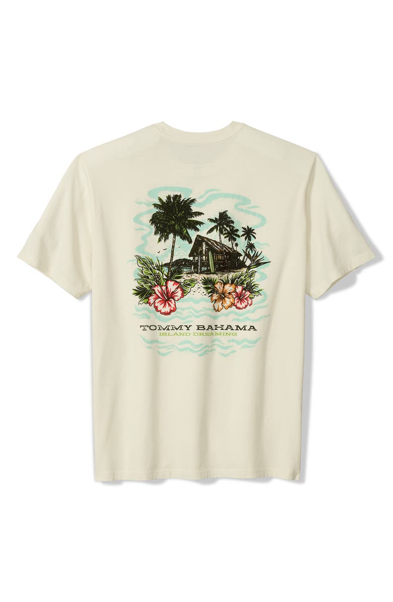 Tommy Bahama Island Dreaming Cotton Graphic T-Shirt, Alternate, color, Vanilla Ice
